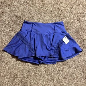 Free People Blue Mini Skirt